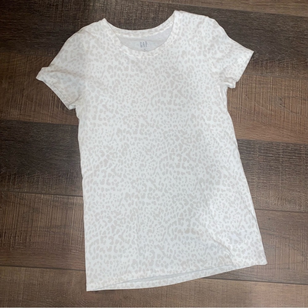 Gap Animal Print Short Sleeve T-shirt XS